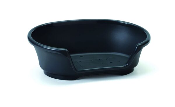 Nobby Kunststoffbett Cosy-Air schwarz, oval 90 cm