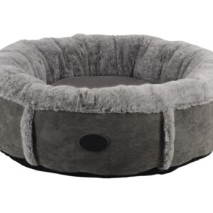 Nobby Kuschelbett Donut Jola grau, rund Ø 55 cm