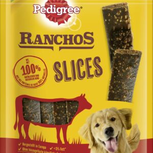 Pedigree Ranchos Adult Slices mit Rind Hundesnack 60g