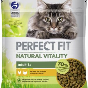 Perfect Fit Natural Vitality 1+ mit Huhn & Truthahn Katzenfutter 650g