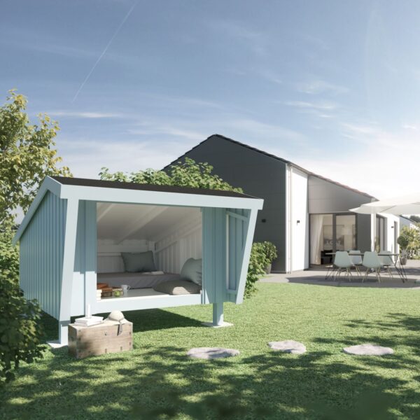 Plus Gartenhaus Shelter 225 x 291 x 170/107 cm