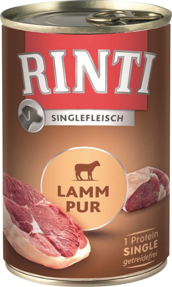 Rinti Singlefleisch Lamm 400 g Adult