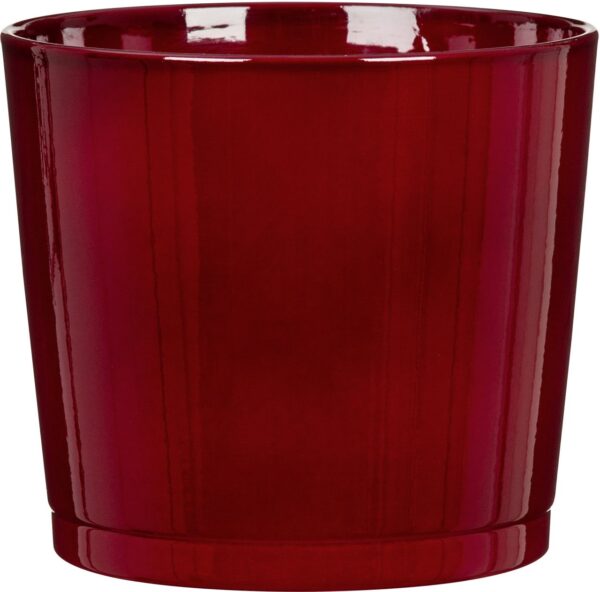 Scheurich Übertopf Serie 883 dark red Ø 22 cm