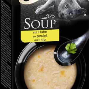 Sheba Soup mit Huhn Katzenfutter 4 x 40g