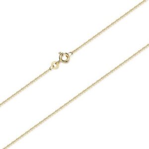 Silberkettenstore Goldkette Erbskette 1,1mm - 333 Gold, Länge wählbar