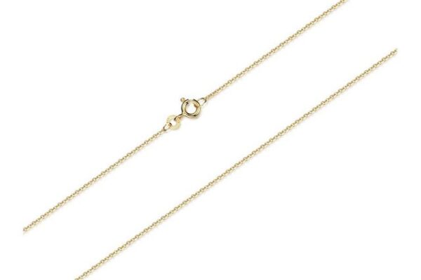 Silberkettenstore Goldkette Erbskette 1,1mm - 333 Gold, Länge wählbar