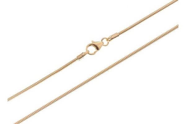 Silberkettenstore Goldkette Schlangenkette 1,4mm - 333 Gold, viele Längen wählbar