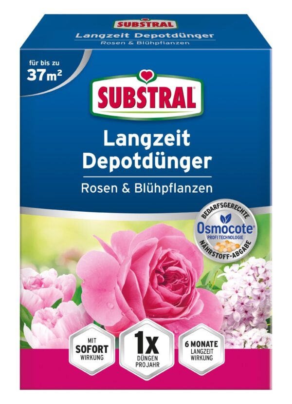 Substral Langzeit Depotdünger Rosen und Blühpflanzen 1,5 kg