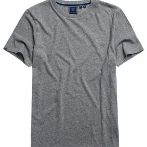 Superdry T-Shirt Superdry Herren T-Shirt VINTAGE LOGO EMB TEE Grey Marl Grau