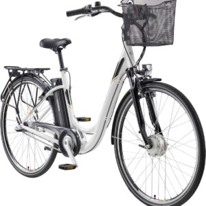 Telefunken E-Bike City RC830 Multitalent unisex 28 Zoll RH 48cm 3-Gang 374 Wh weiß