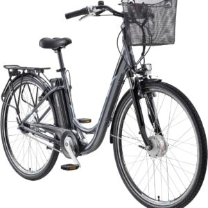 Telefunken E-Bike City RC840 Multitalent unisex 28 Zoll RH 48cm 7-Gang 374 Wh anthrazit