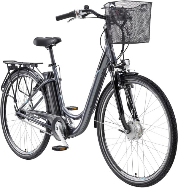 Telefunken E-Bike City RC840 Multitalent unisex 28 Zoll RH 48cm 7-Gang 374 Wh anthrazit