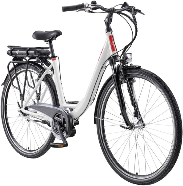 Telefunken E-Bike City RC890 Multitalent unisex 28 Zoll RH 49cm 7-Gang 468 Wh weiß