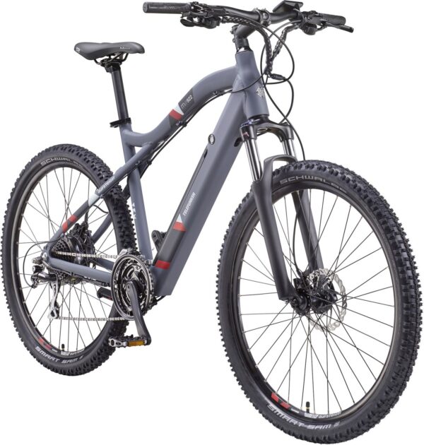 Telefunken E-Bike MTB Aufsteiger M922 unisex 27,5 Zoll RH 48cm 24-Gang 504 Wh graphit grau