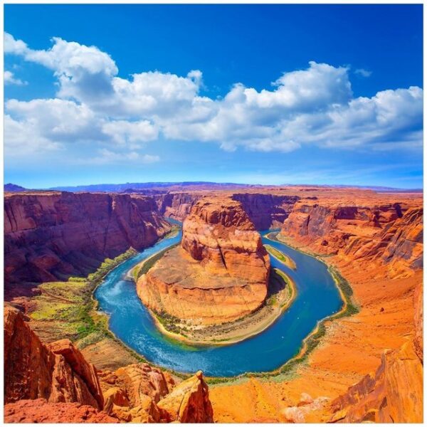 Wallario Möbelfolie Hufeisenförmiger Mäander des Colorado River