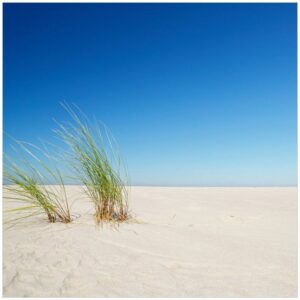 Wallario Möbelfolie Sandstrand unter blauem Himmel