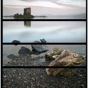 Wallario Möbelfolie Schloss in Schottland