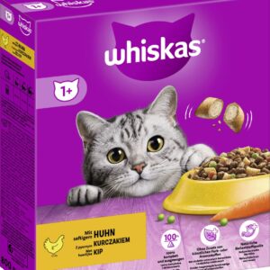 Whiskas Trockenfutter 1+ mit Huhn 800 g