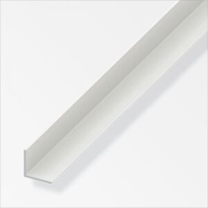 alfer Winkel 2 m, 15 x 15 mm PVC (Kunststoff) glatt weiss