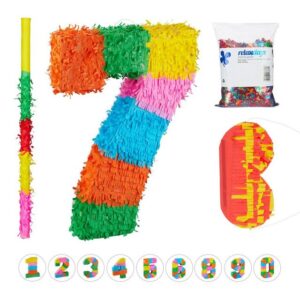 relaxdays Pinata "4-tlg. Pinata Set"