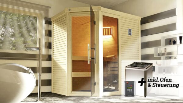weka Design-Sauna CUBILIS Gr. 1 Sparset 7,5 kw BioS