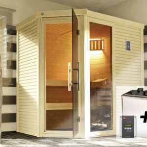 weka Design-Sauna CUBILIS Gr. 2 Sparset 7,5 kw OS