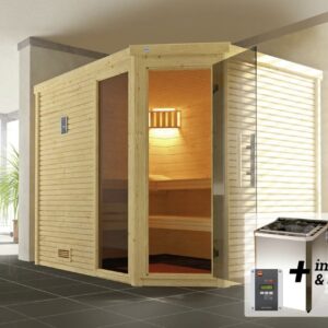 weka Design-Sauna CUBILIS Gr. 3 Sparset 7,5 kw BioS