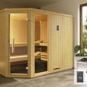 weka Elementsauna VARBERG Gr. 4 Sparset 7,5 kw BioS