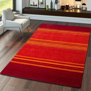 Designteppich Teppich Gabbeh Handgefertigt Hochwertig Modern Wolle, TT Home, rechteckig, Höhe: 13 mm