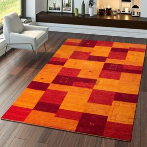 Designteppich Teppich Indischer Gabbeh Handgefertigt Modern, TT Home, rechteckig, Höhe: 13 mm