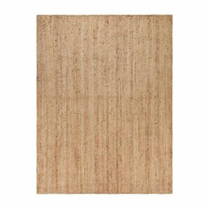 Designteppich Wohnzimmer Teppich Handgeknüpft Jute Kurzflor Modern, TT Home, rechteckig, Höhe: 13 mm