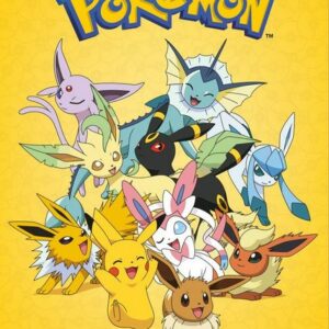 Grupo Erik Poster Pokemon Poster Evoluciones Eevee 61 x 91,5 cm