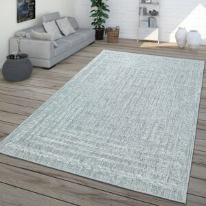 Outdoorteppich In- & Outdoor-Teppich Flachgewebe Mit Skandi-Design, TT Home, rechteckig, Höhe: 8 mm