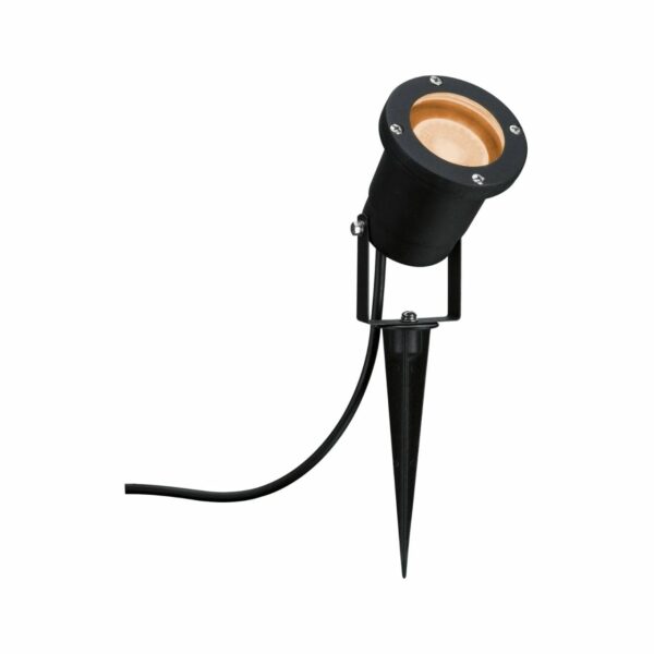 Paulmann LED Gartenstrahler Goldlicht schwarz Metall