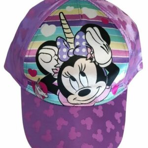 Sun City Schirmmütze Disney Minnie Maus Kappe Mütze Base Cap, für Mädch