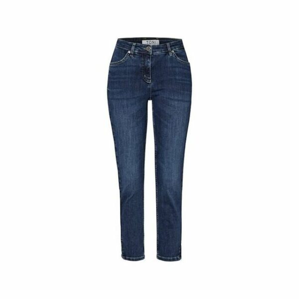 TONI 5-Pocket-Jeans mittel-blau (1-tlg)