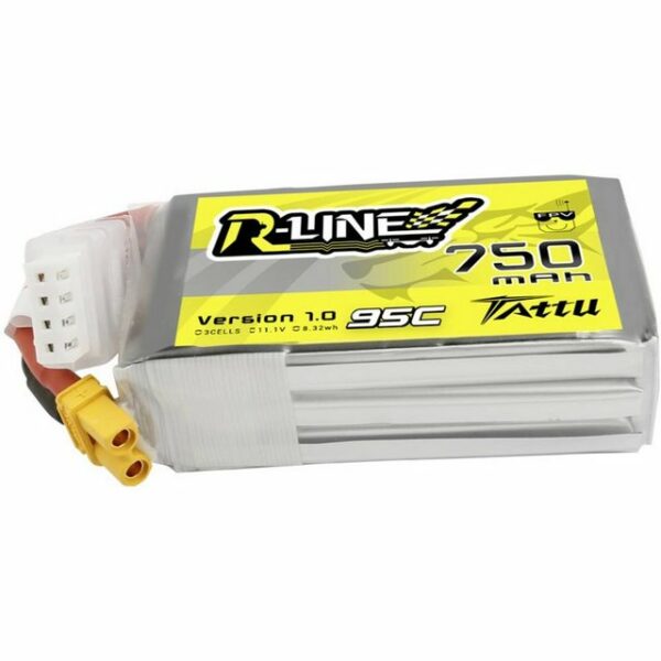 Tattu R-Line 750mAh 11.1V 3S1P 95C Lipo Battery Akku