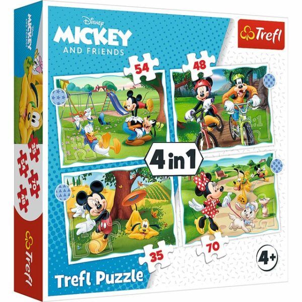 Trefl Puzzle Trefl 34604 L.O.L. Surprise! 4in1 Puzzle, Puzzleteile