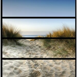 Wallario Möbelfolie Weg durch die Dünen zum Strand am Meer