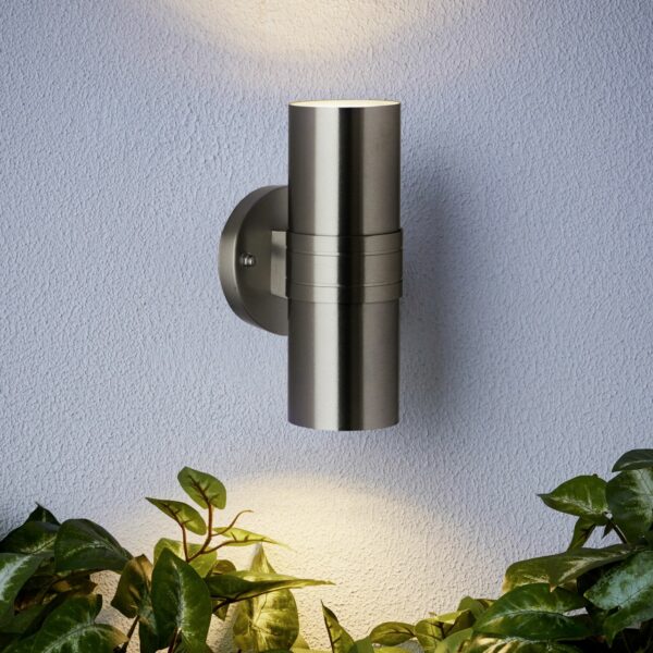Brilliant LED Außen-Wandleuchte Sanders Tuya Smart Up- & Downlight 7,8 W