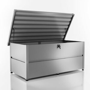 Guardi Gartenbox M 165 x 85 x 69 cm silber-metallic