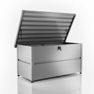 Guardi Gartenbox S 135 x 65 x 69 cm silber-metallic