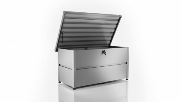 Guardi Gartenbox S 135 x 65 x 69 cm silber-metallic