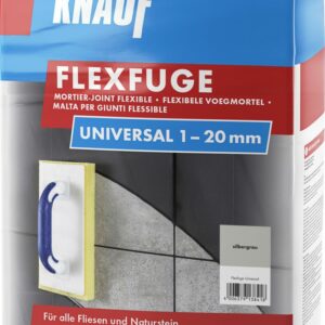 Knauf Fugenmörtel Flexfuge Universal 1 - 20 mm silbergrau 10 kg