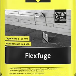 Sakret Flexfuge 1 - 15 mm dunkelgrau 15 kg