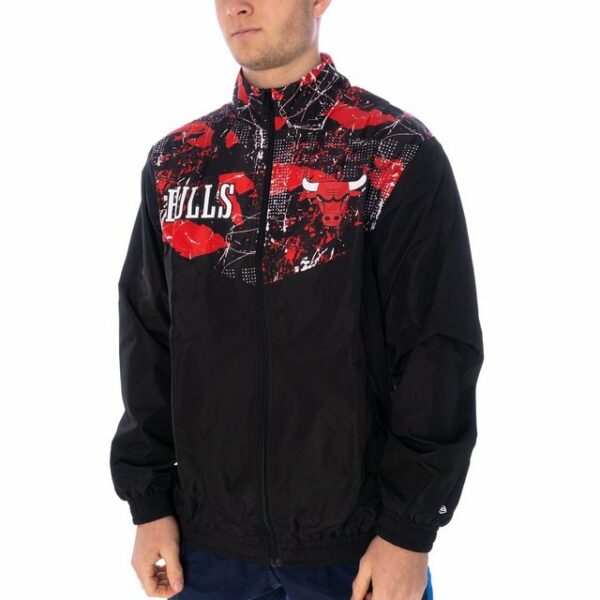 New Era Trainingsjacke Jacke New Era All Over Panel Chicago Bulls (1-St)