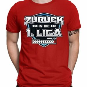 Quattro Formatee Kurzarmshirt Zurück in die 1. Liga Fußball - Hamburg Hafen Herren T-Shirt (1-tlg)