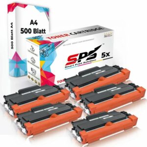 SPS Tonerkartusche Druckerpapier A4 + 5x Multipack Set Kompatibel für Brother MFC-7860, (6er Pack)