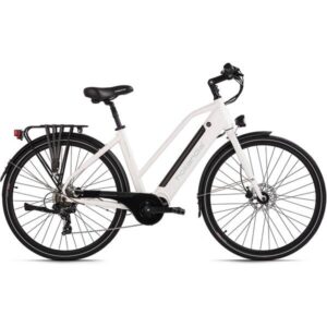 ADORE E-Bike Alu E-Citybike Damen Hollandia Mantova 28'' E-Bike Wei? 7?G?nge