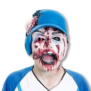 Baseball Spieler Halbmaske -Lustige Karnevals Masken für Fasching